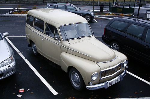 The old Volvo Duett 1 This model was a common sight on the roads when I